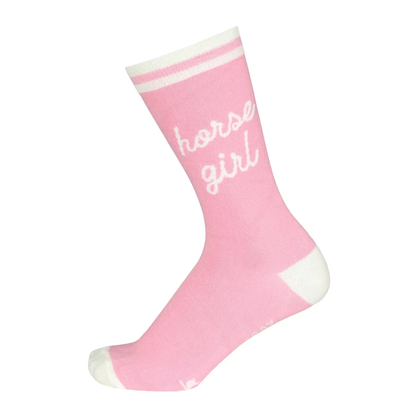 Dapplebay Knit Crew Socks-Horse Girl