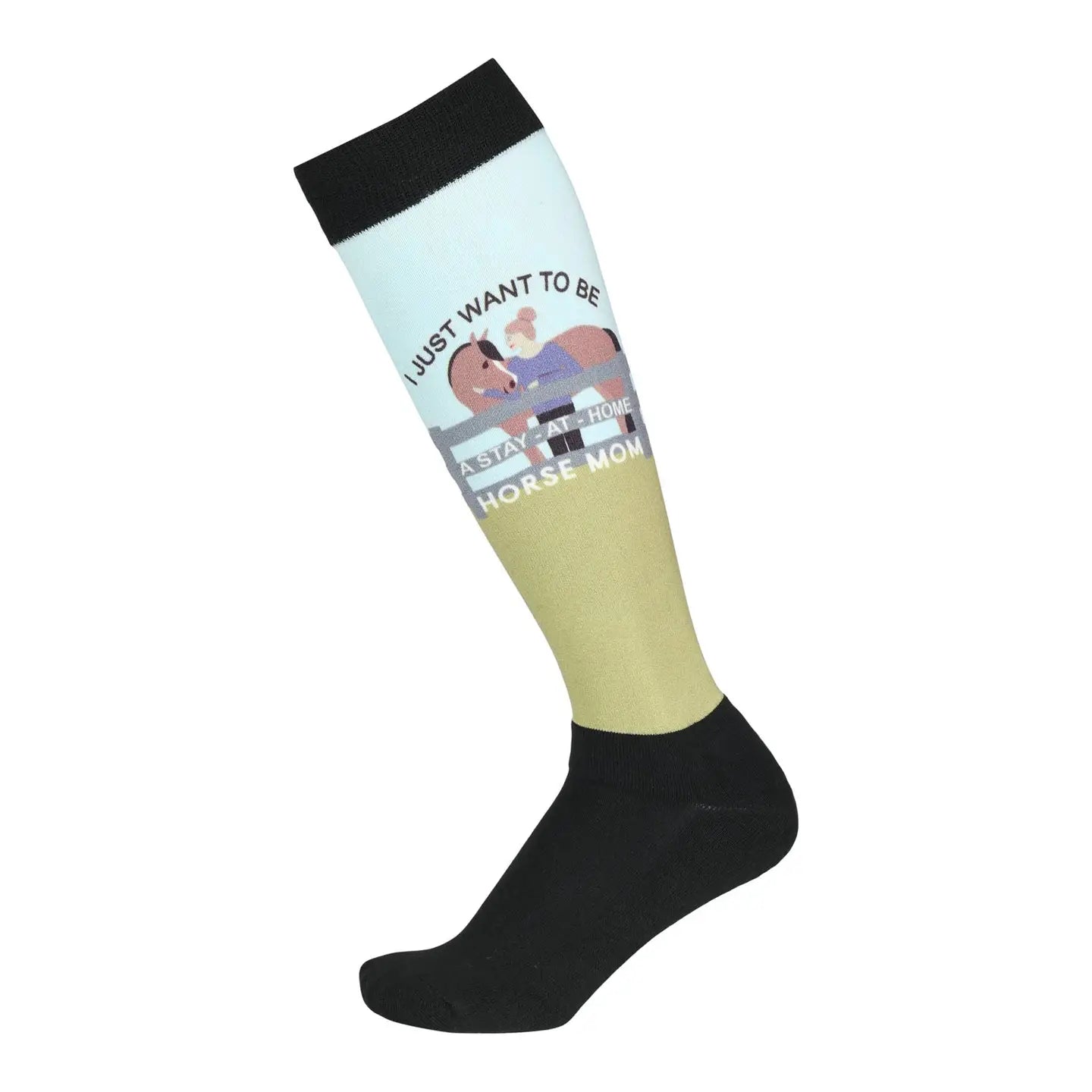 Dapplebay Slick Boot Socks-Horse Mom