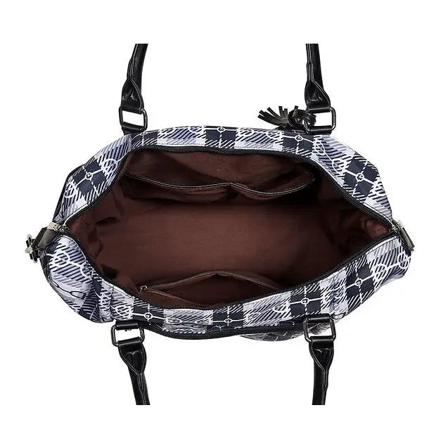 Snaffle Bit Pattern Travel Bag