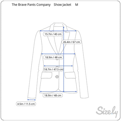 Brave Pants Performance Legacy Show Jacket - Hunter Green