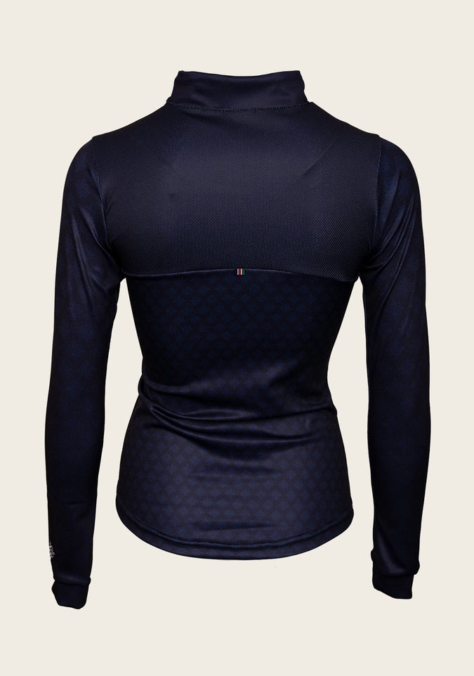 ESPOIR Navy Sport Sun Shirt