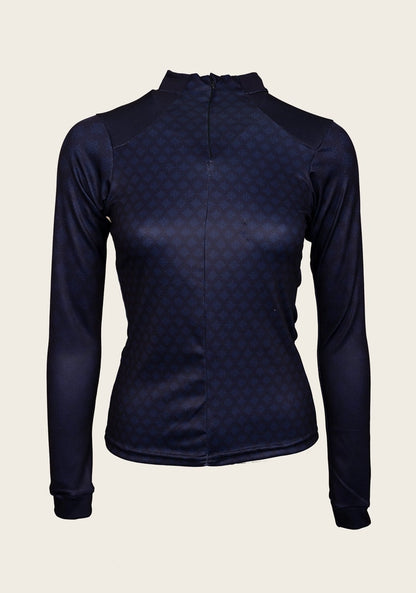 ESPOIR Navy Sport Sun Shirt