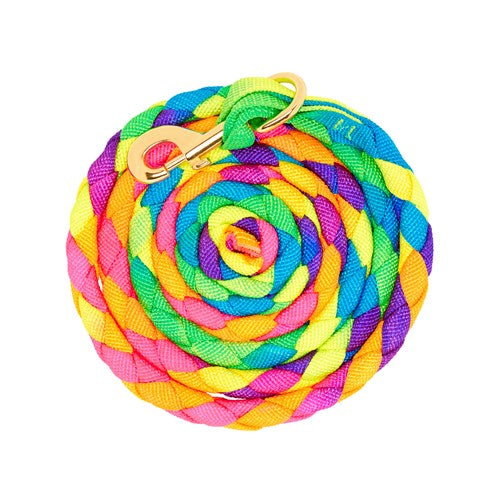 Bambino Hand Braided Rainbow Poly Lead