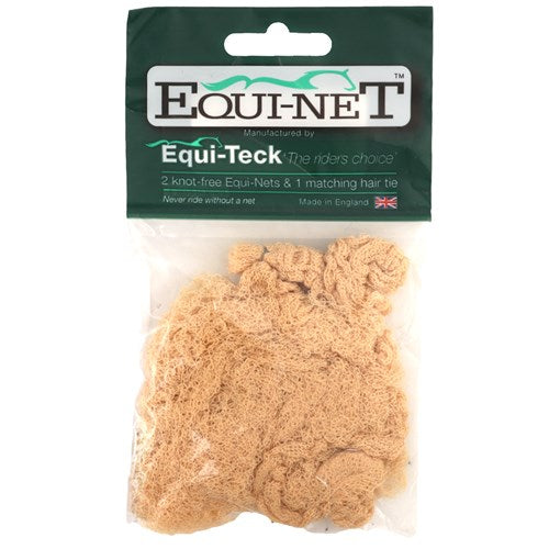 Equi-Net Knot Free Hair Nets - 2 pack & Hair Tie