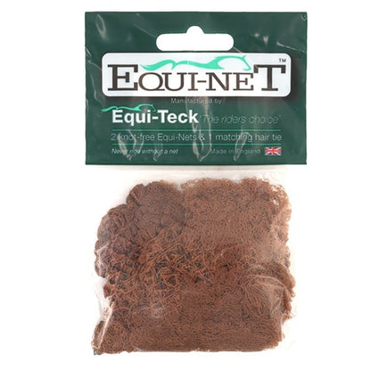 Equi-Net Knot Free Hair Nets - 2 pack & Hair Tie