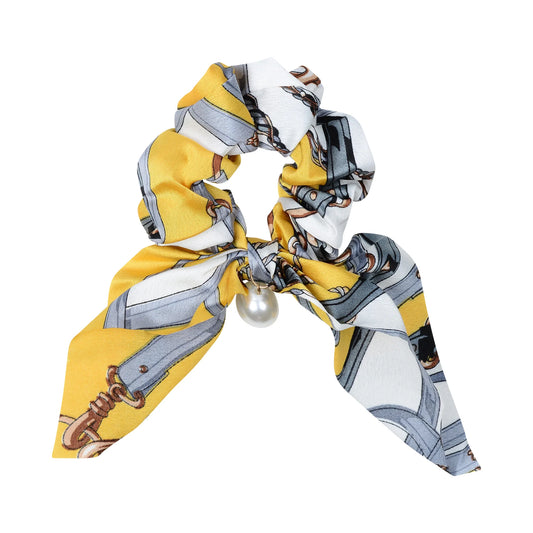 Equestrian Scrunchie - Yellow