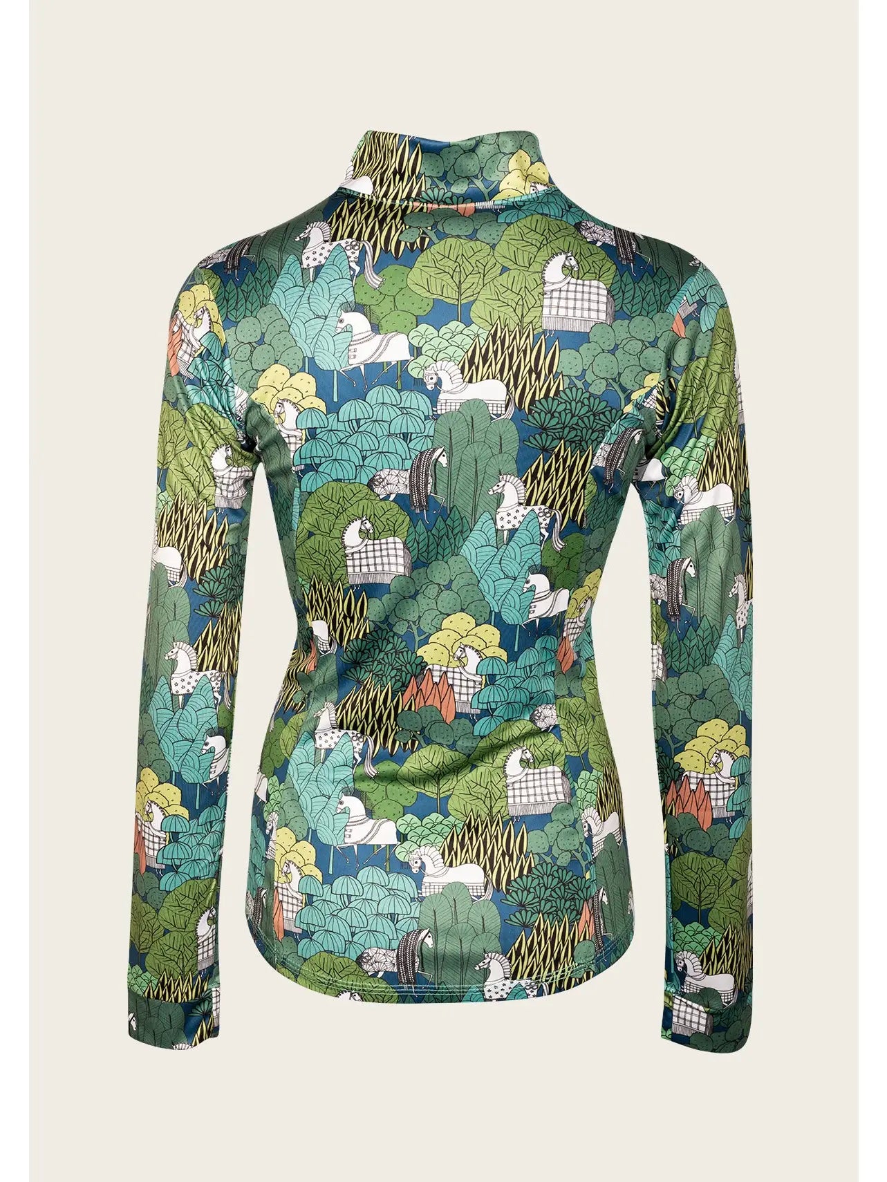 ESPOIR Enchanted Forest Quarter Zip Sun Shirt