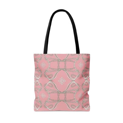 ESPOIR Tote Bag Roped Bridles On Rose