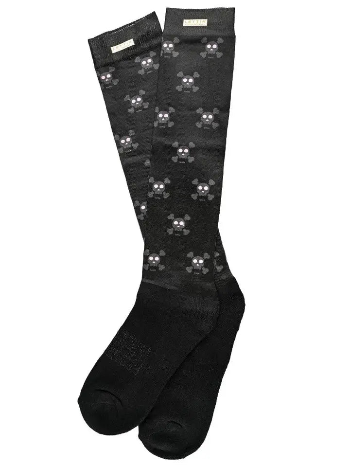 Lettia Skull Padded Boot Socks