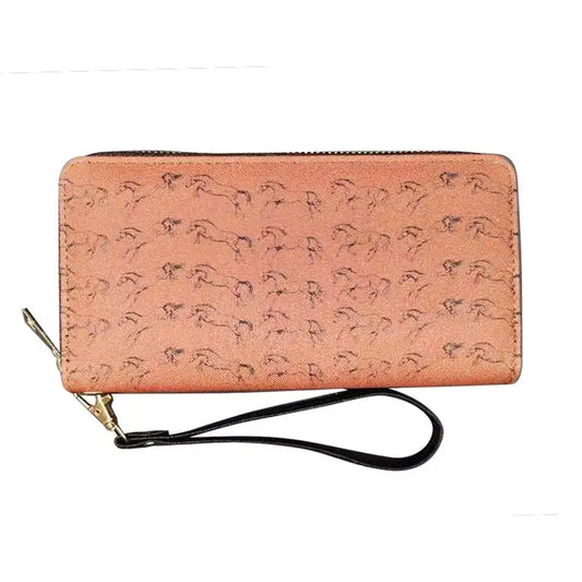 Lila Jumpers Wallet - Tan