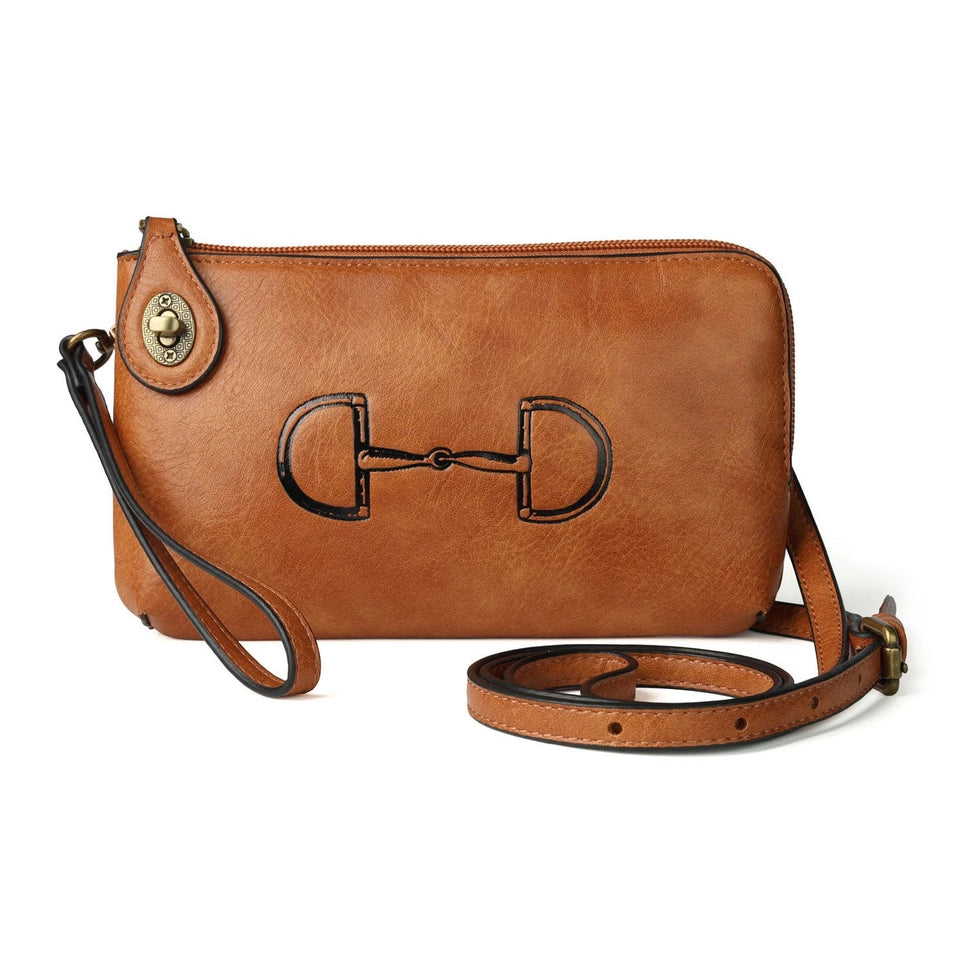 Lila Vintage Snaffle Bit Clutch