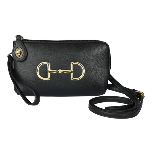 Lila Vintage Snaffle Bit Clutch