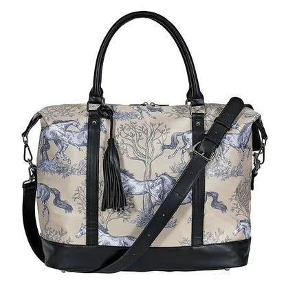 "Lila" Toile Pattern Travel Bag