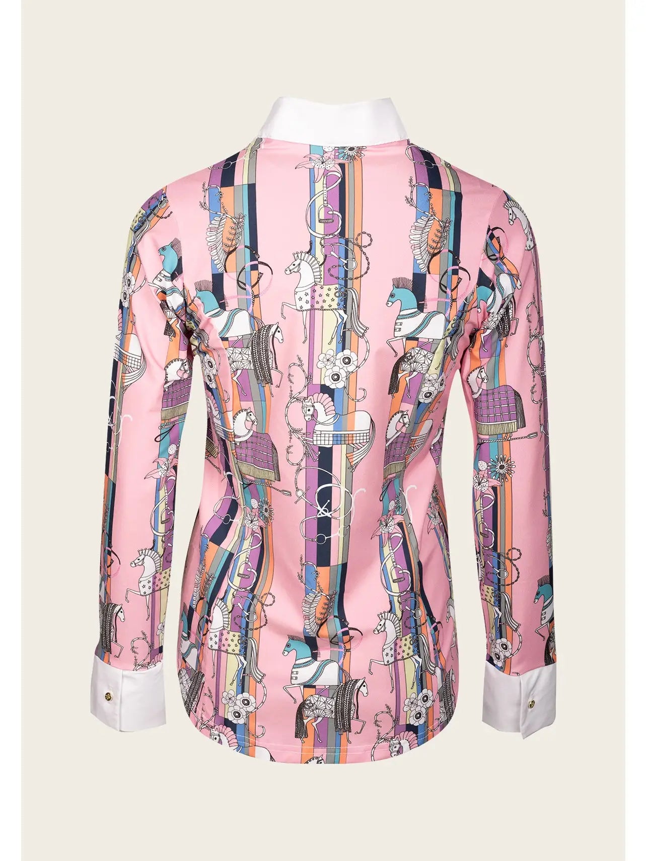 ESPOIR Cheval Celebration Button Show Shirt