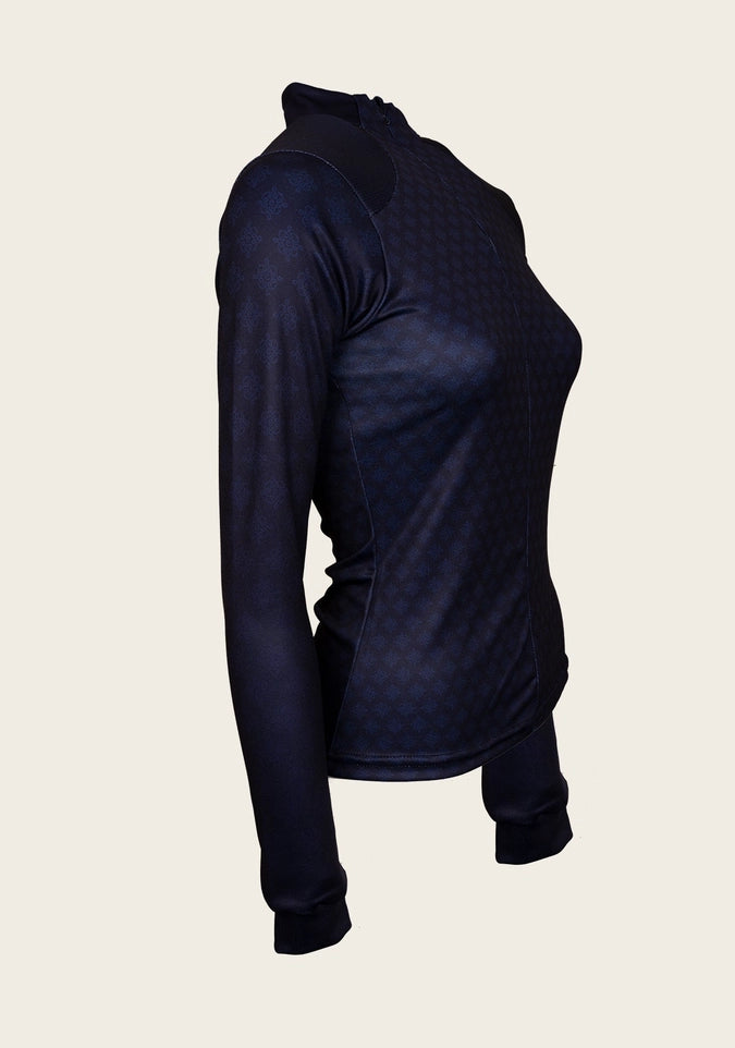 ESPOIR Navy Sport Sun Shirt