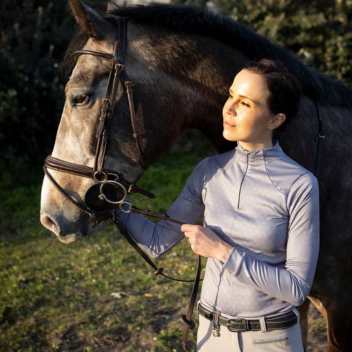 ESPOIR Lilac Sport Sun Shirt